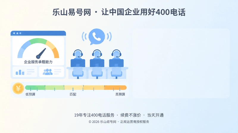 套餐费用与企业服务承载能力匹配的扁平化配图