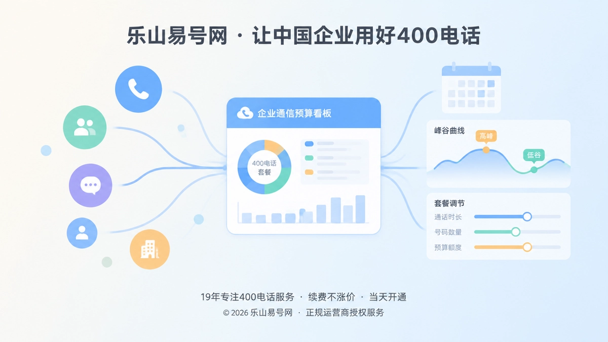 2026年乐山400电话套餐解析：让通信预算跟着经营节奏合理变化